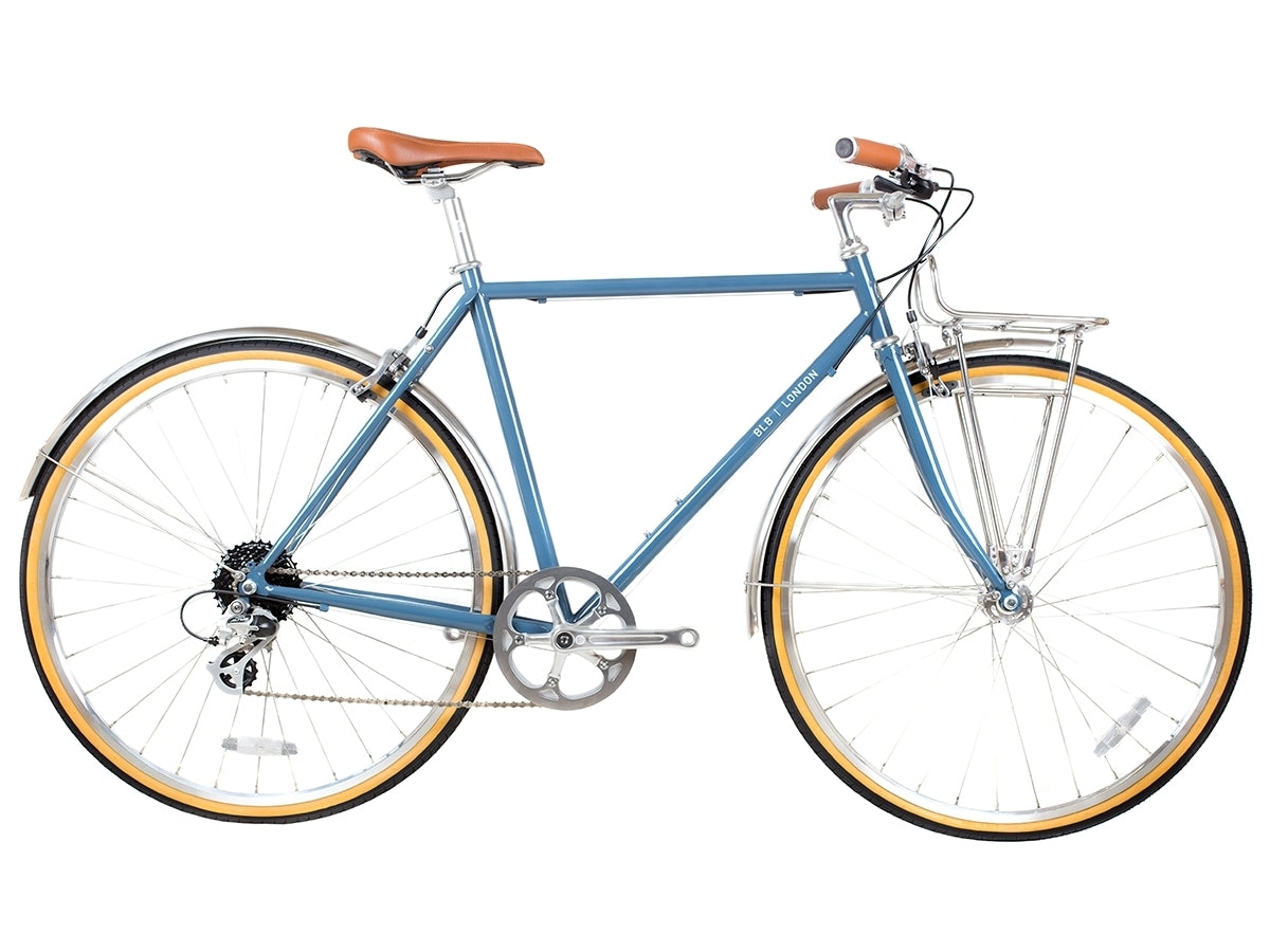 BLB BEETLE 8SPD TOWN BIKE - MOSS BLUE Size S