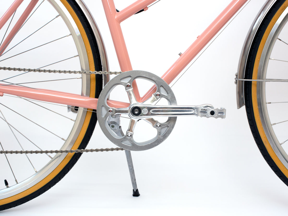 BLB BUTTERFLY 8SPD TOWN BIKE - DUSTY PINK SIZE L