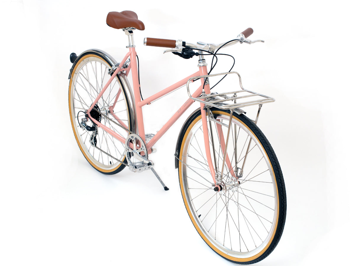 BLB BUTTERFLY 8SPD TOWN BIKE - DUSTY PINK SIZE L