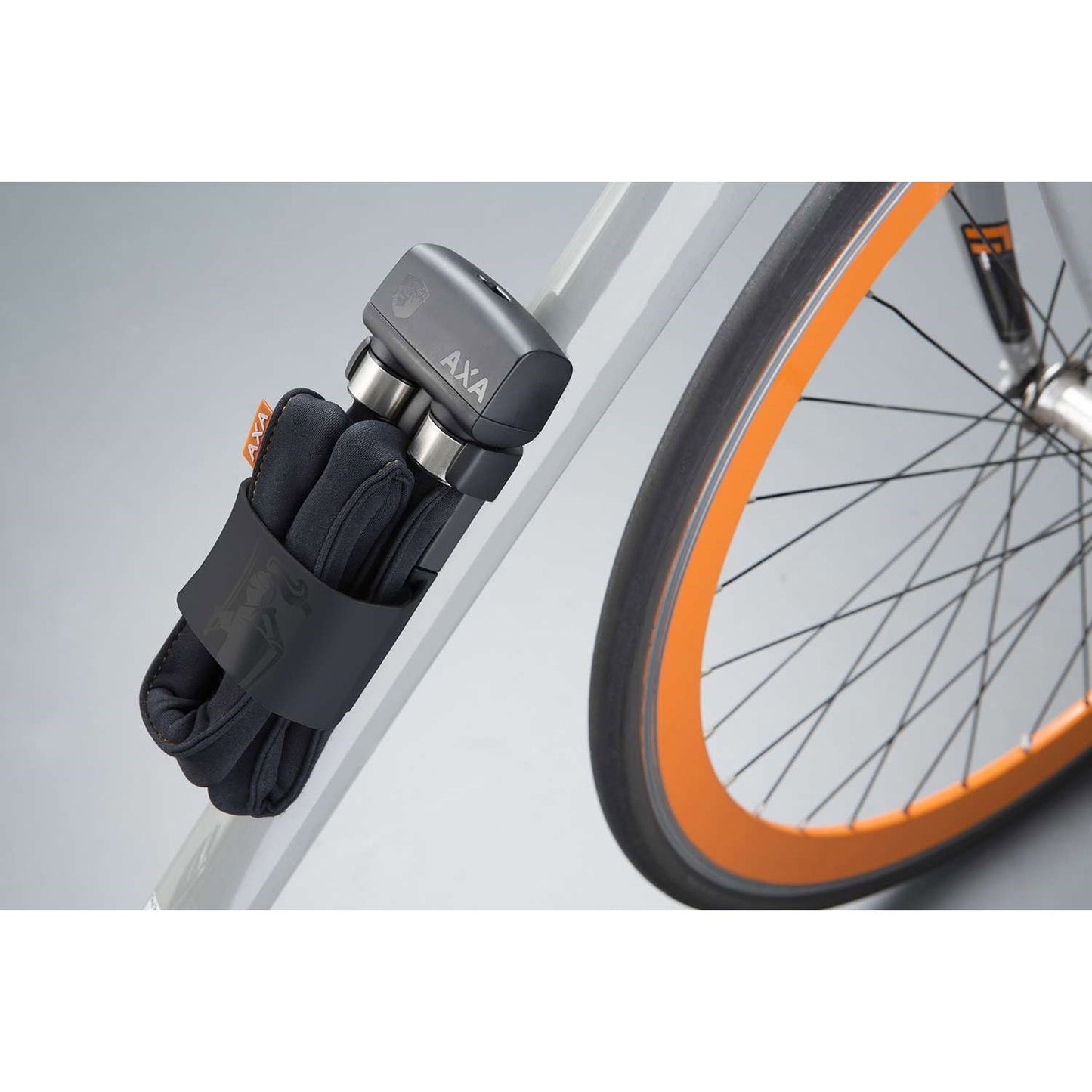 AXA vouwslot Foldable 600 95cm/6mm donker grijs